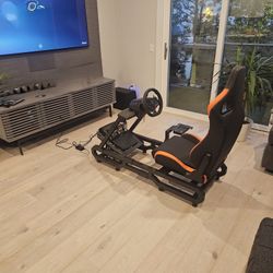 New! Vevor Racing Chair (steering wheel and Pedals)