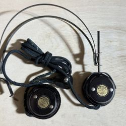 Vintage C.F. Cannon Co. Alnico Magnetic Headphones No. 15 (Made in USA)  Rare collectible headphones from the mid-20th century, model Alnico Magnetic 