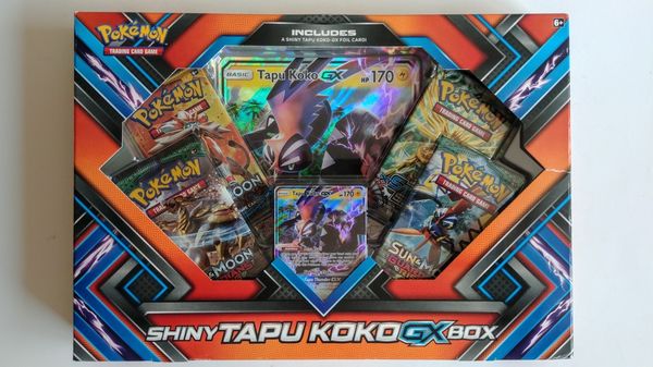 Pokemon Shiny Tapu Koko Gx Box Exclusive Promo Regular And