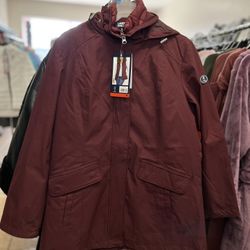 Lane’s End Women 3 In 1 Systems Jacket Red Size Medium 