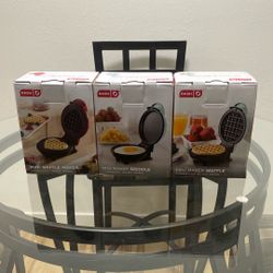 Dash Heart Mini Waffle Maker, Mini Griddle Maker, Regular Mini Waffle Maker 