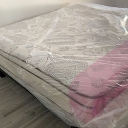 New King Mattress And Box Springs  Bed Frame Is Not Included 