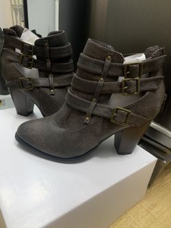 Small heel booties