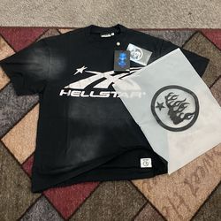 Black hellstar tee Medium size