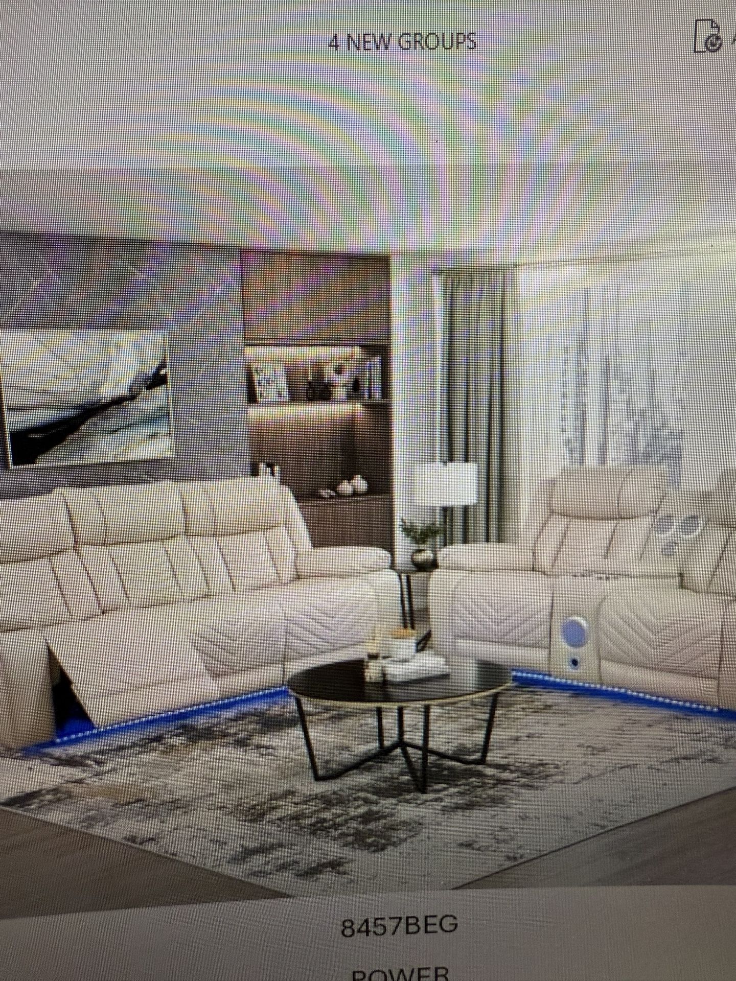 Power Reclining Sofa & Power Reclining Love Seat On Sale