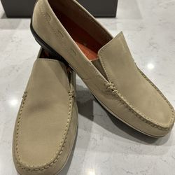 Men’s Shoes – Rockport Leather Slip-On Loafers Size 12M | Tan 