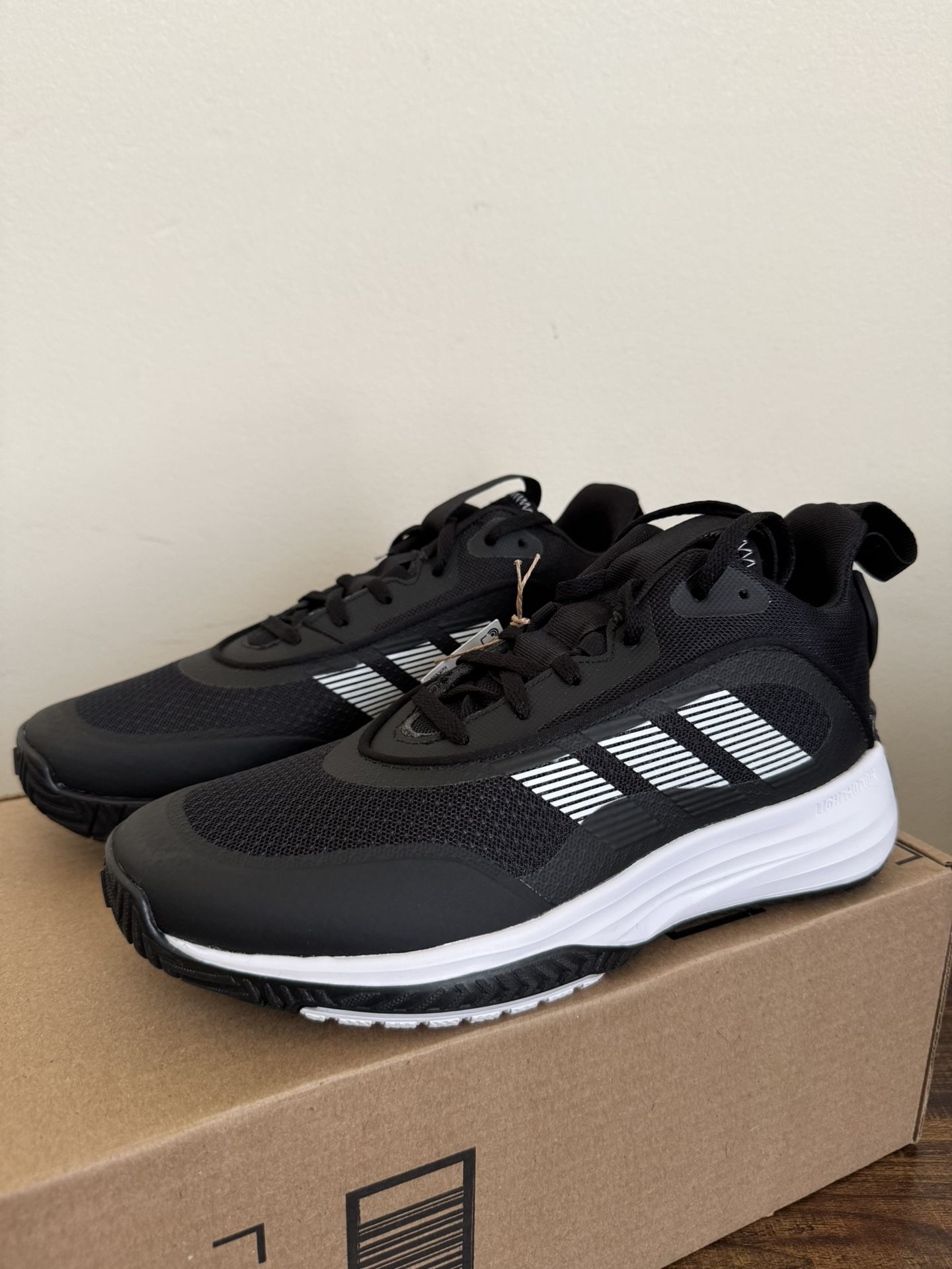 Adidas Own The Game 3.0 Basketball Sneakers Gym Black Shoes