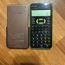 Sharp Advanced D.A.L. EL-531X Scientific Calculator Green & Black 6"L x 3"W