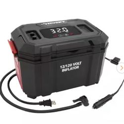 12-Volt/120-Volt Home & Auto Tire Inflating 