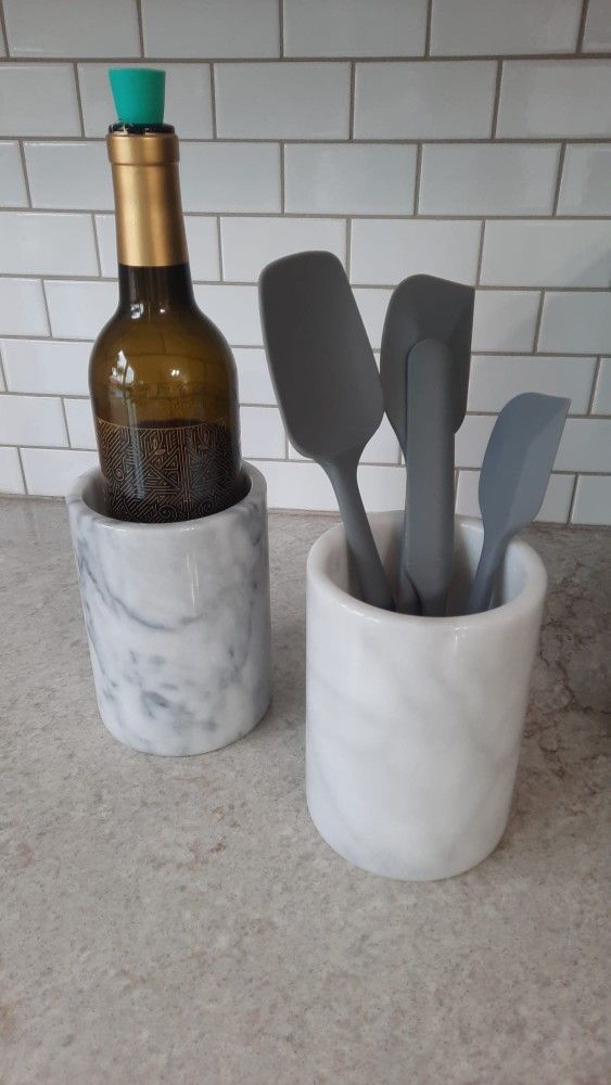 French Kitchen Marble Wine Coolers