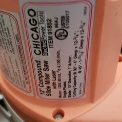 12 Inch Sliding Miter Saw