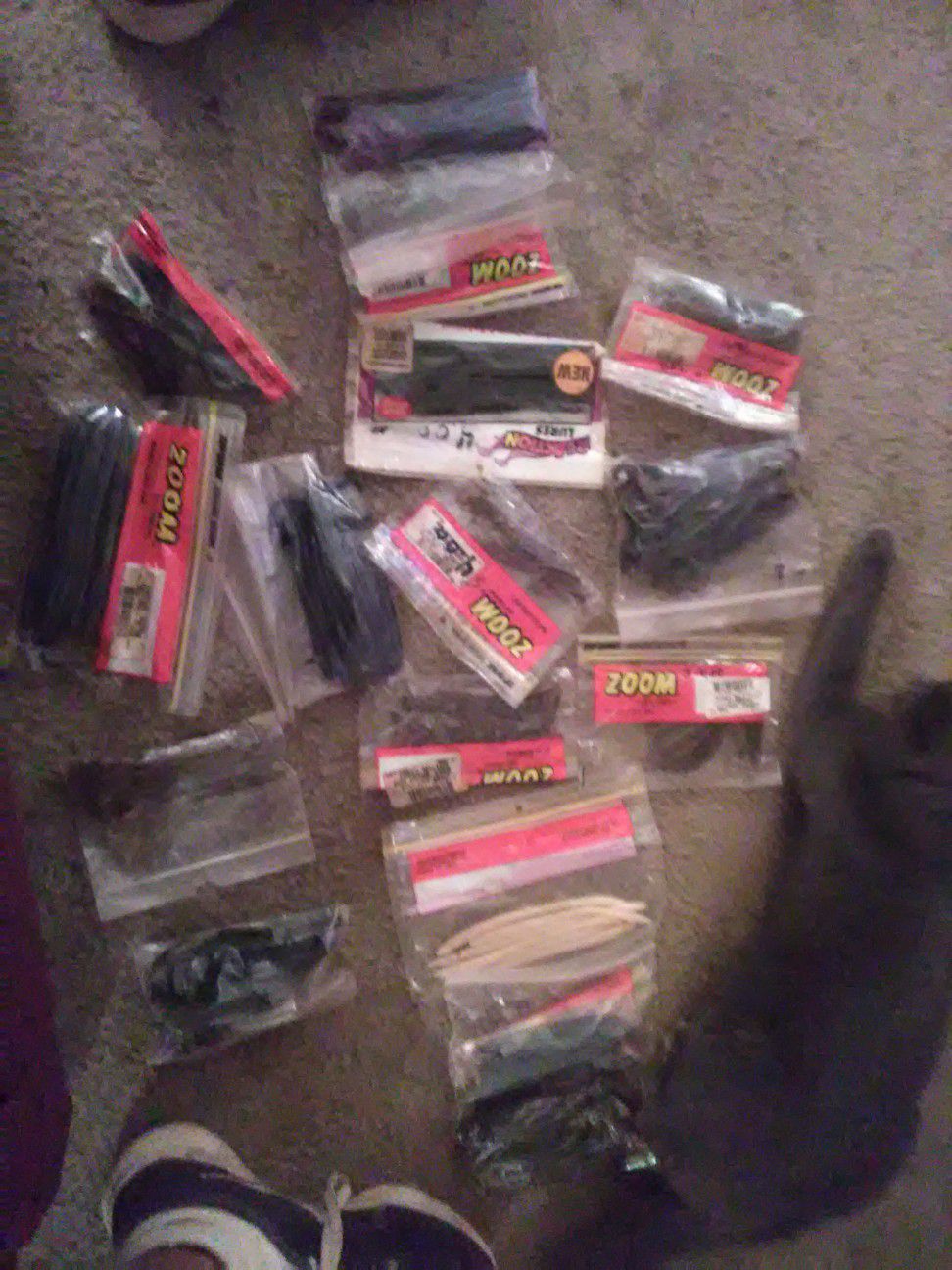 Photo Brand New Bass Baits Never Used. Text my cell number if interested