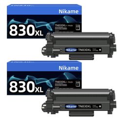 2 New Laser printer Toner Cartridges Brother printer