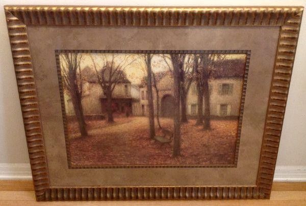 Framed Art - Chilsom Bench