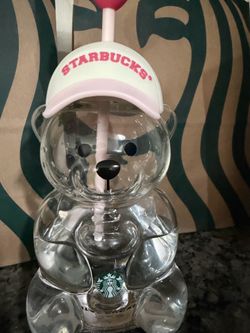 Starbucks bearista strawberry cup !