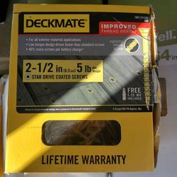 Deckmate screws