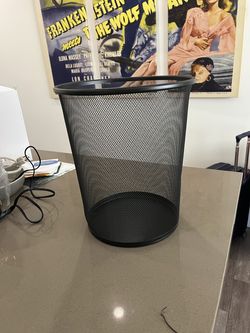 Wire Mesh Trash Can - $10 OBO