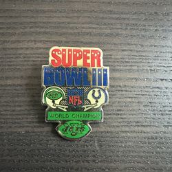 Super Bowl III - 3 Pin - New York Jets Versus The Indianapolis Colts 