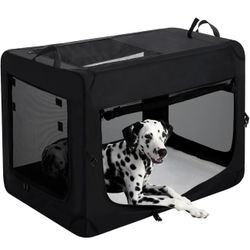 31” Soft Collapsible Travel Dog Crate 
