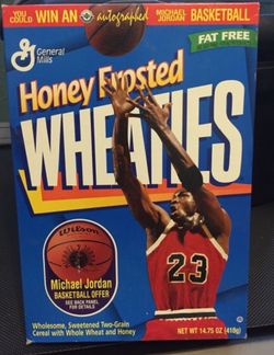 Jordan cereal boxes
