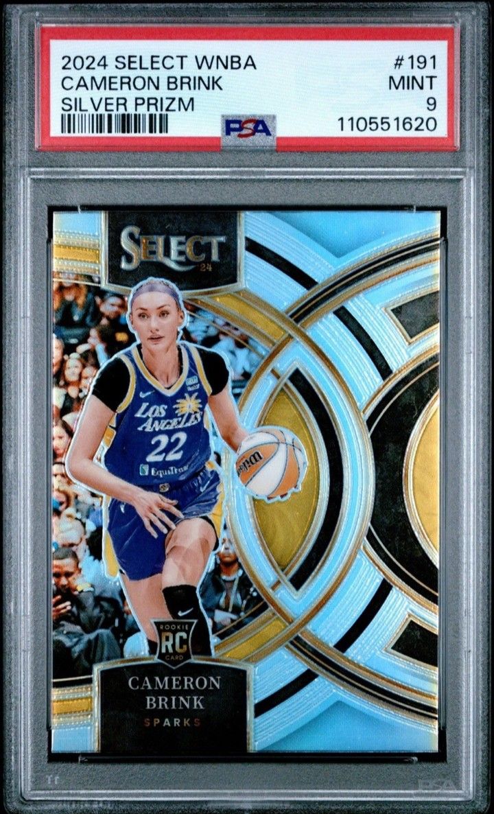 2024 Select WMBA CAMERON BRINK SILVER PRIZM #191 PSA MINT 9