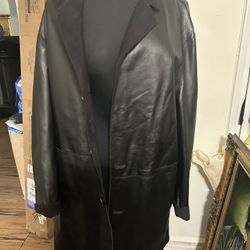 Men’s Reversible Leather/Suede Jacket Size 50