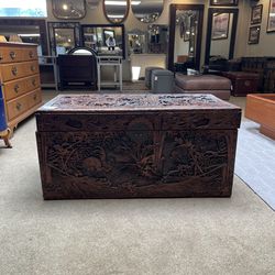 Intricately Carved Chest