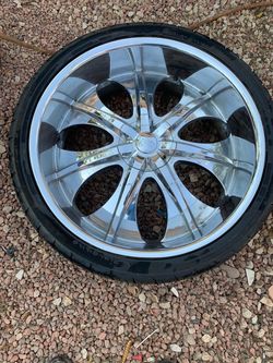 4 rims and tires