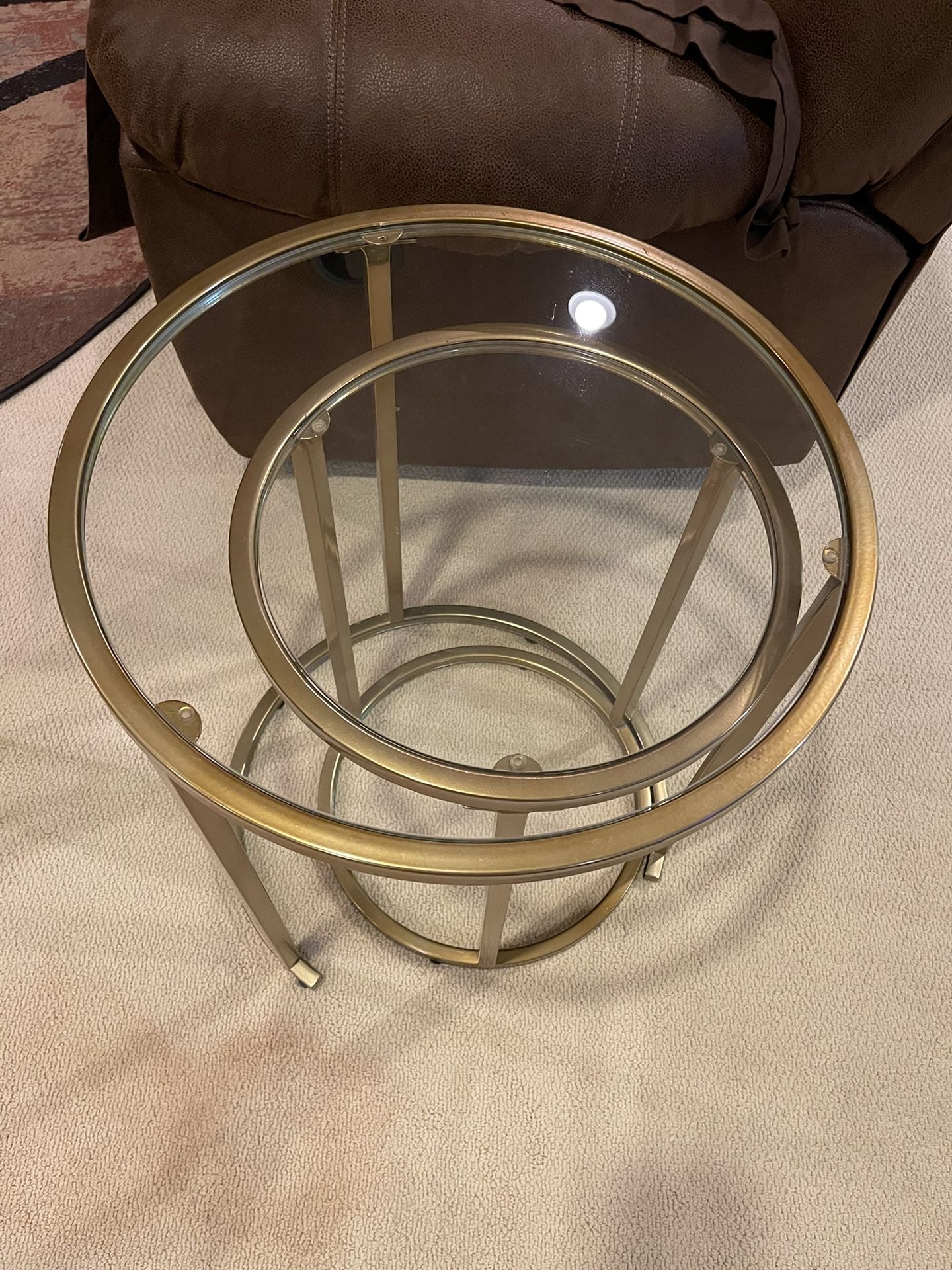 2 End Glass Tables