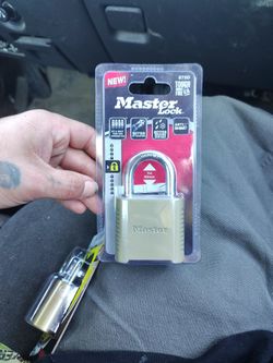 Master Lock Anti Shim Set And  Reset Your Own Combination Padlock