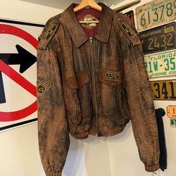 Cocodrilo Bally Leather Jacket- Large