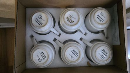 Coffee Mugs Set Of 6 + 2 Extra Mugs
