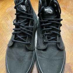 VANS HIGH BLACK SIZE 10.5