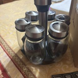 Rotating Spices Rack Organizer 