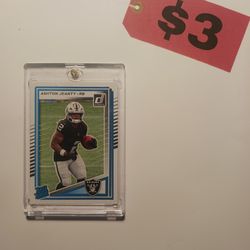 2025 Panini Donruss RC Rated Rookie Ashton Jeanty Las Vegas Raiders 