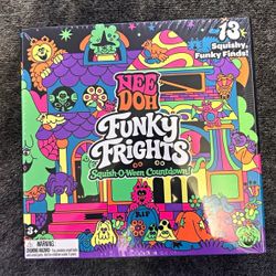 Nee Doh Funky Frights Squish-O-Ween Halloween Advent Calendar, 13 Items