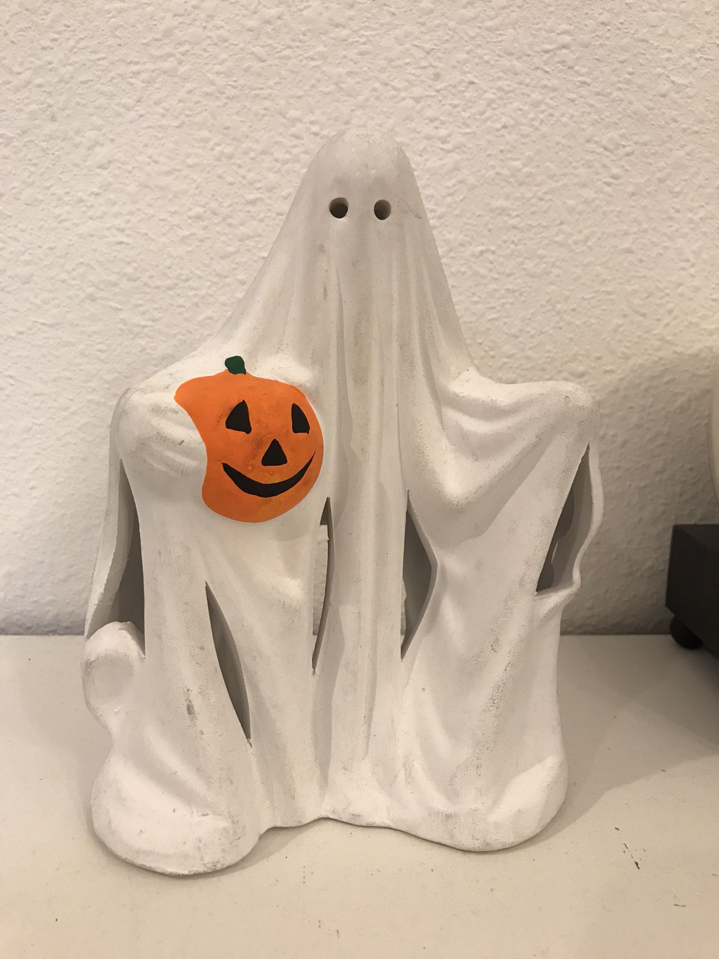 Vintage Ghost Pumpkin Halloween Handmade Decor