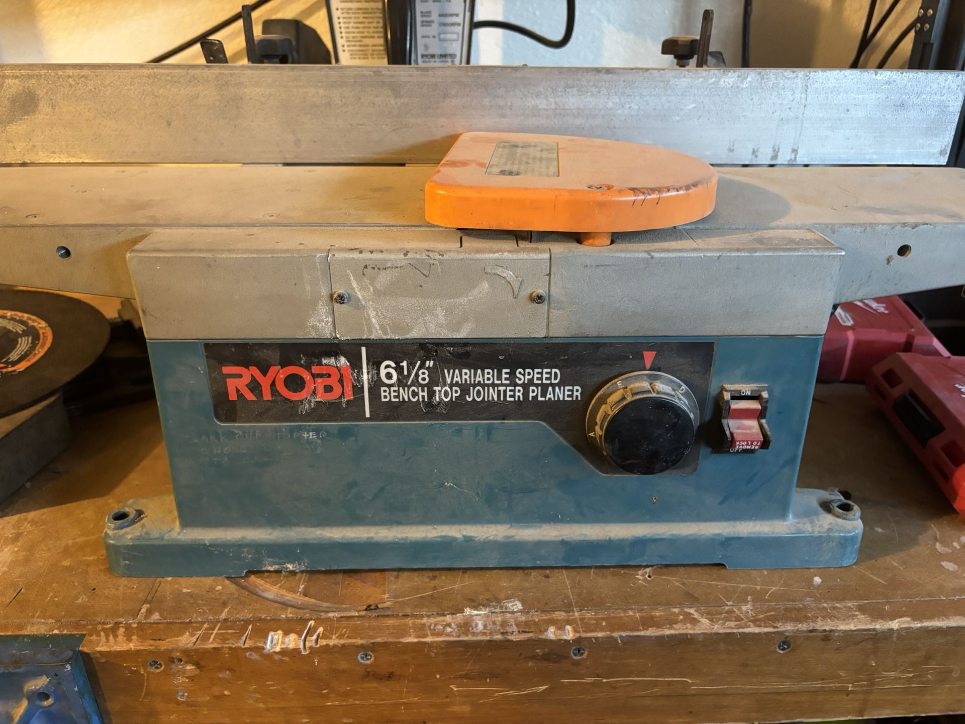 ryobi jp 155 6 1/8 benchtop jointer planer