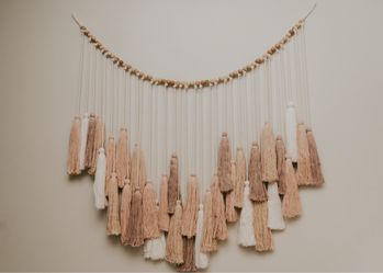 Baby Girl Nursery Decor - Tassel Garland