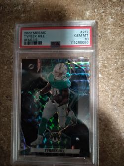 2022 Panini Mosaic Tyreek Hill Genesis #212