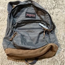 Gray Jansport Backpack