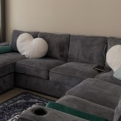 Grey Sectional Sofa Couch