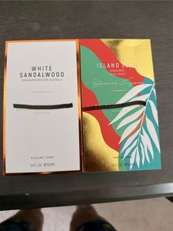 Gold field and banks island lush and white sandalwood
