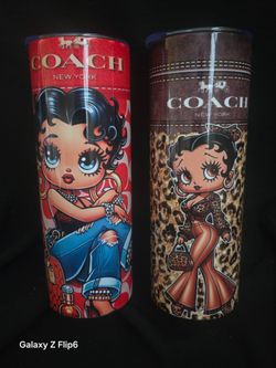 Betty Boop tumbler 24oz