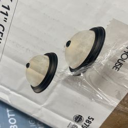 2 Pack 11” Ceiling Light Oil Rubbed Bronze 