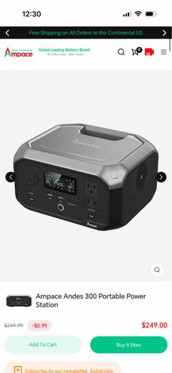 Power station battery