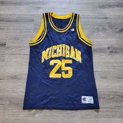 Vintage Champion Michigan Wolverines Juwan Howard Jersey Size 44
