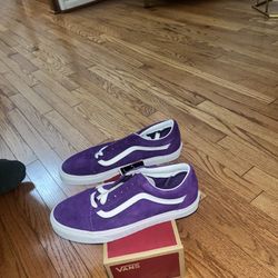 Old Skool Vans, Pig Suede Açaí, Size: 11