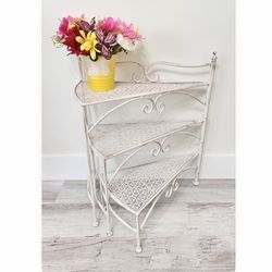 Antique White Three Tier Plant Stand - 🪴 Planter Not included🪴 Available 