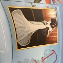 8x10 Glass Wedding Frame 